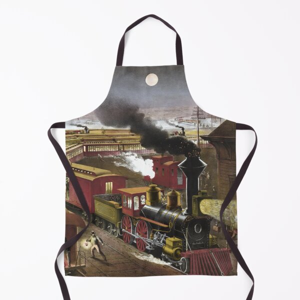 Item preview, Vintage American Railroad Art - Three Trains - Lithograph designed and sold by karwilberevivalcollection.