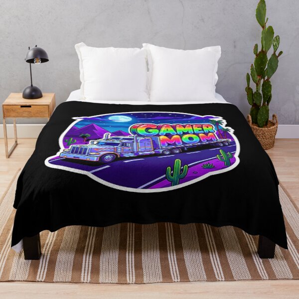 Item preview, Gamer Mom - Neon Synthwave Trucker Aesthetic designed and sold by GreyChocolate.