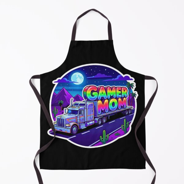 Item preview, Gamer Mom - Neon Synthwave Trucker Aesthetic designed and sold by GreyChocolate.