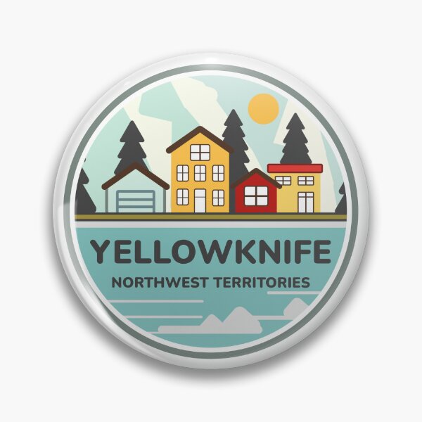 Artikelvorschau, Yellowknife, Nordwest-Territorien, Kanada entworfen und verkauft von Shape Snip Studio.