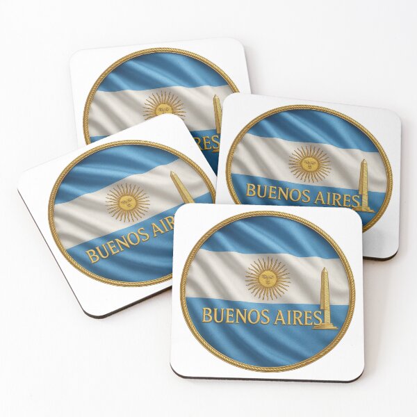 Item preview, Buenos Aires Argentina Flag Obelisk Travel Souvenir designed and sold by Annika Shurafa.