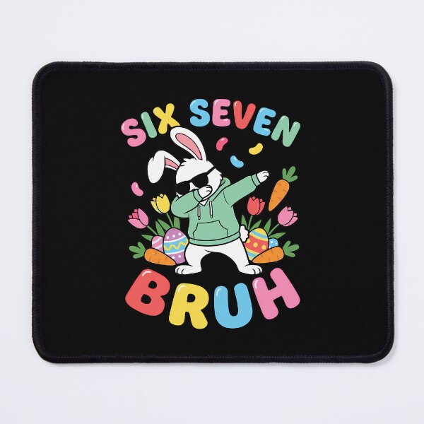 Item preview, Funny 67 Six Seven Meme Bruh Rabbit Dabbing Easter Bunny  designed and sold by Desdenhoshell.