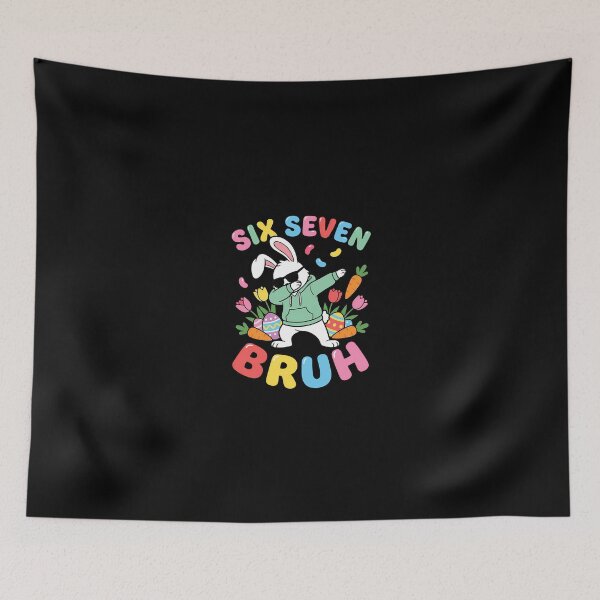 Item preview, Funny 67 Six Seven Meme Bruh Rabbit Dabbing Easter Bunny  designed and sold by Desdenhoshell.
