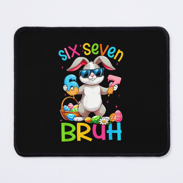 Item preview, 67 Six Seven Bruh Bunny Sunglasses Rabbit Eggs Happy Easter designed and sold by Desdenhoshell.