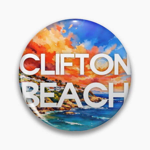 Item preview, Clifton Beach, Cape Town, South Africa – Watercolor Beach Poster designed and sold by Sea Gem.