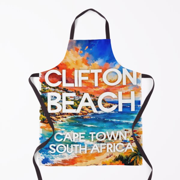 Item preview, Clifton Beach, Cape Town, South Africa – Watercolor Beach Poster designed and sold by Sea Gem.