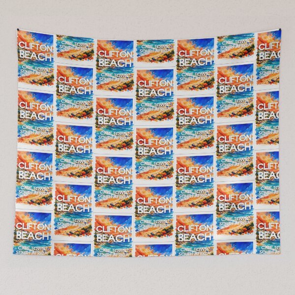 Item preview, Clifton Beach, Cape Town, South Africa – Watercolor Beach Poster designed and sold by Sea Gem.