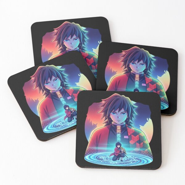 Item preview, Giyu Tomioka Water Hashira Neon Anime Art designed and sold by Innova_Creations.