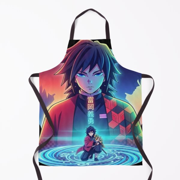 Item preview, Giyu Tomioka Water Hashira Neon Anime Art designed and sold by Innova_Creations.