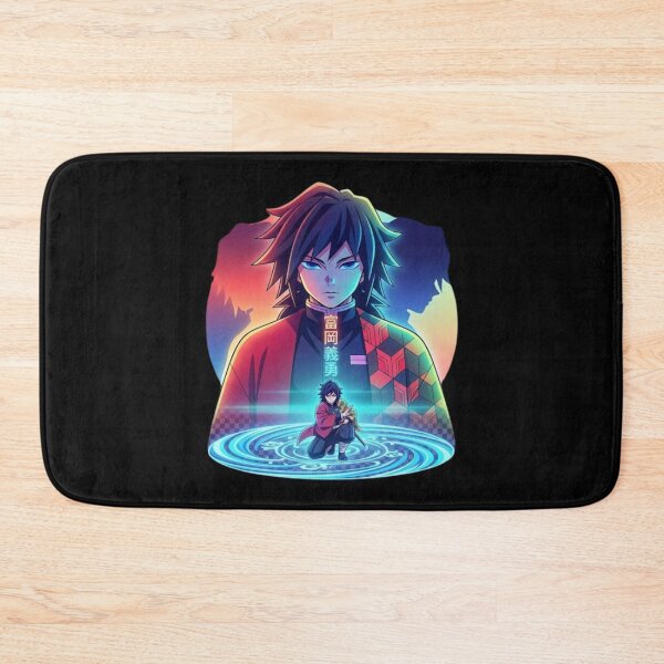 Item preview, Giyu Tomioka Water Hashira Neon Anime Art designed and sold by Innova_Creations.