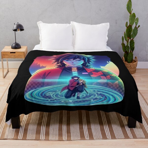 Item preview, Giyu Tomioka Water Hashira Neon Anime Art designed and sold by Innova_Creations.
