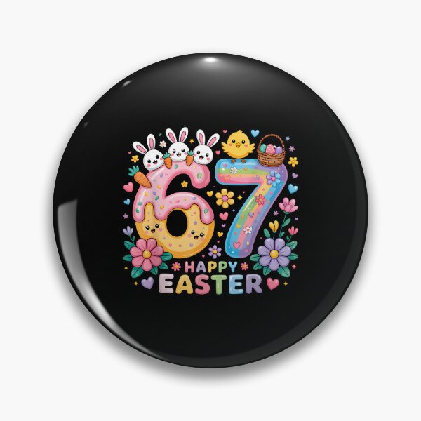 Item preview, Cute 67 Happy Easter Six Seven Boys Girls 6 7 Easter Kids designed and sold by Desdenhoshell.