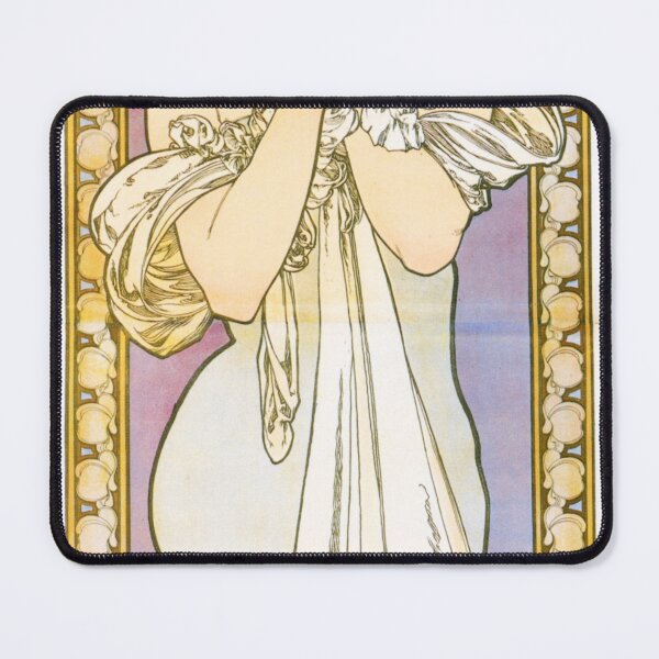 Item preview, Lygie (1901) – Alphonse Mucha Vintage Art Nouveau Restoration designed and sold by stevepmp.