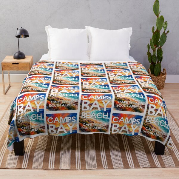 Item preview, Camps Bay Beach, Cape Town, South Africa – Watercolor Beach Poster designed and sold by Sea Gem.