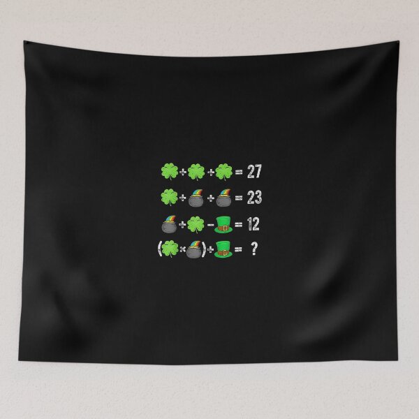 Item preview, Funny Six Seven 67 Meme St Patricks Day Math Equation Pemdas designed and sold by Desdenhoshell.