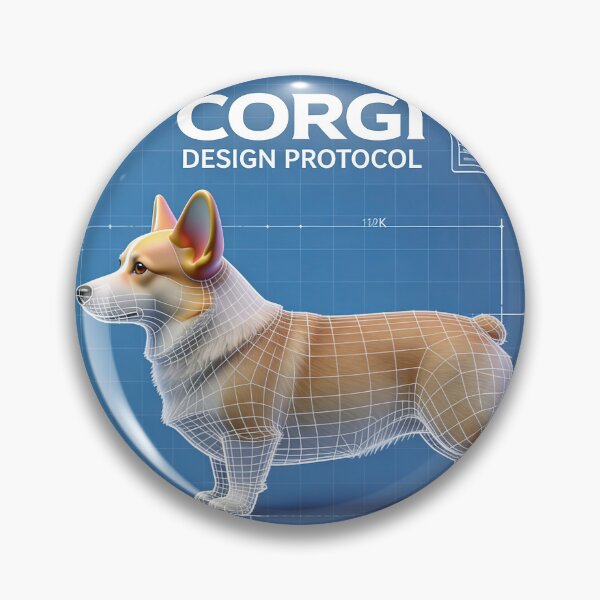 Item preview, CORGI PROTOCOL // LATERAL VIEW designed and sold by Ink & Iron Studio.
