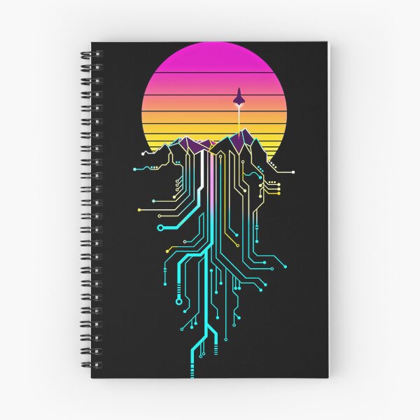 Artikelvorschau, Sonnenaufgang am Synth Mountain entworfen und verkauft von JeromeOlivier.