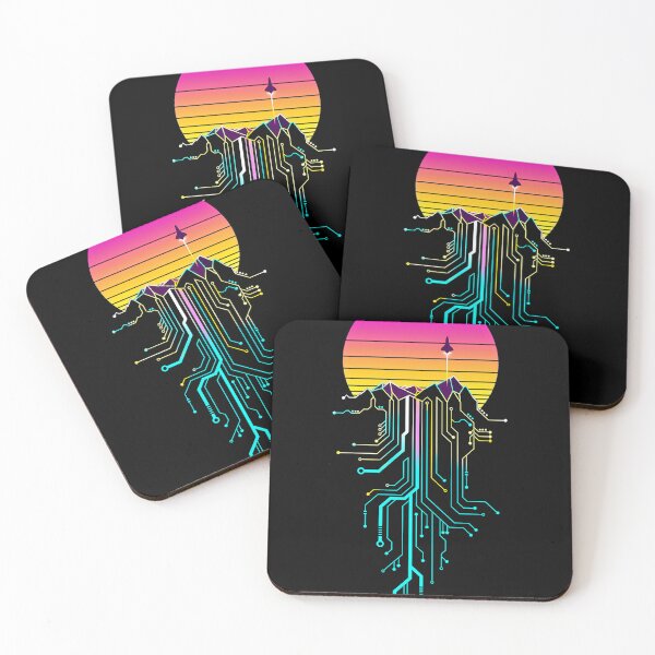 Item preview, Synth Mountain Sunrise designed and sold by JeromeOlivier.