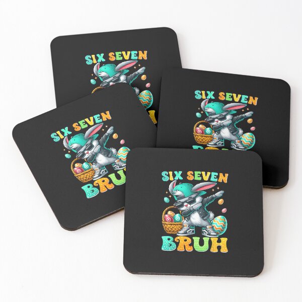 Item preview, Six Seven Bruh Dabbing Bunny Rabbit Meme 6 7 Easter Day Kids designed and sold by Desdenhoshell.