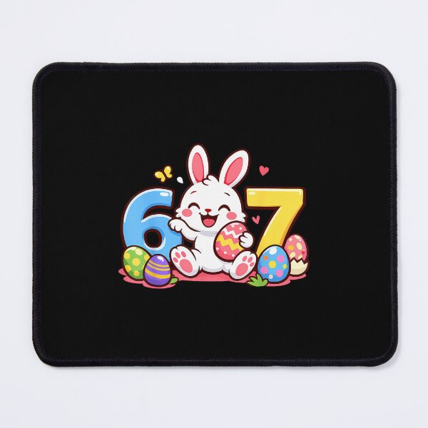 Item preview, Cute Easter Bunny Kid 67 Meme designed and sold by Desdenhoshell.