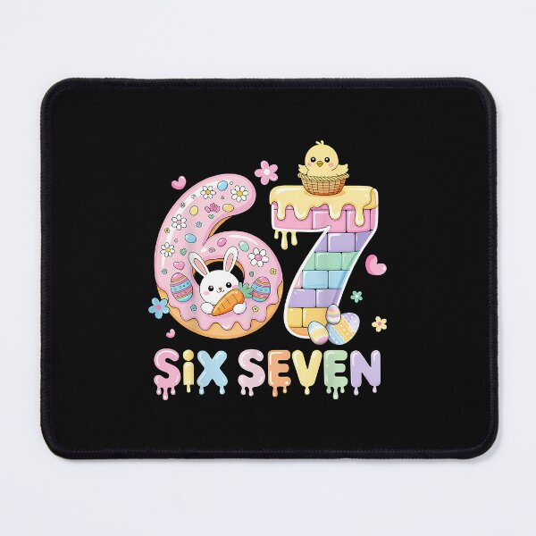 Item preview, Cute 67 Rabbit Bunny Easter Day Funny Six Seven Meme designed and sold by Desdenhoshell.