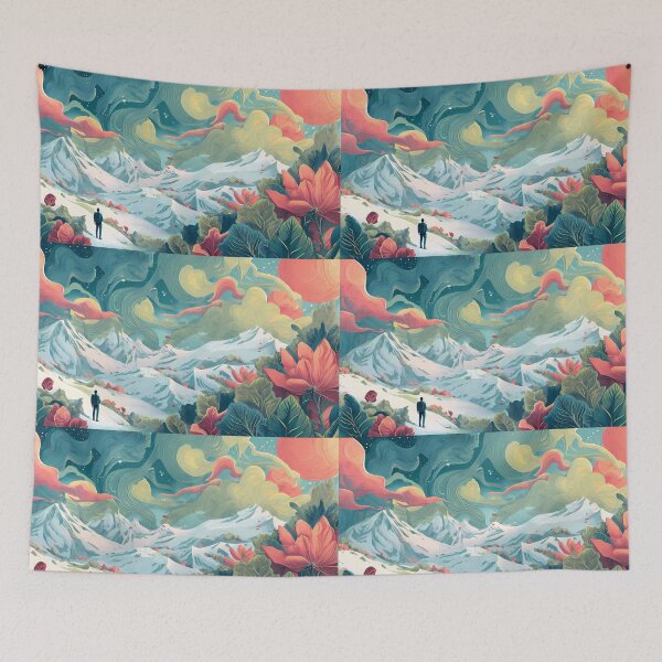 Item preview, Fantasy Whispers Nature A Journey Through Surreal Landscapes designed and sold by ART ATTACK ZONE.
