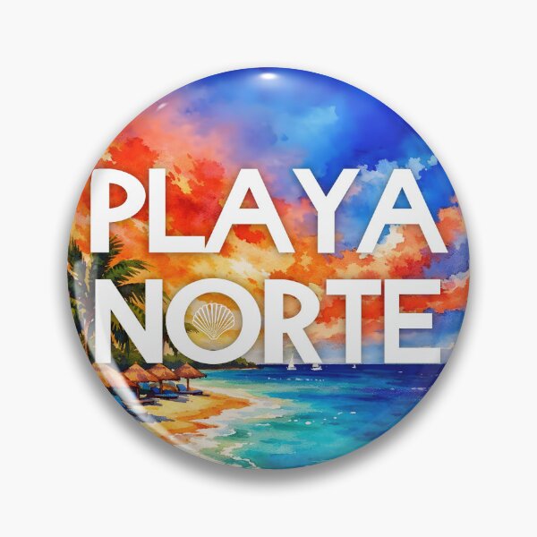 Item preview, Playa Norte, Isla Mujeres, Mexico – Watercolor Beach Poster designed and sold by Sea Gem.