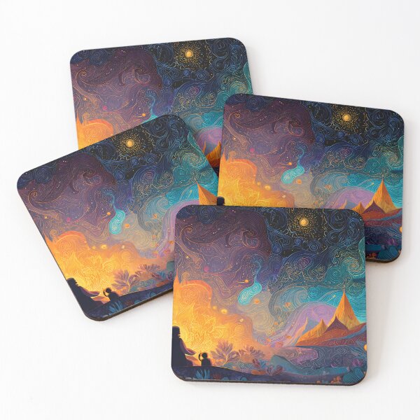 Item preview, Vibrant Whispers Nature A Journey Through Surreal Landscapes designed and sold by ART ATTACK ZONE.