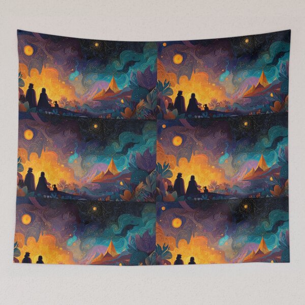 Item preview, Vibrant Whispers Nature A Journey Through Surreal Landscapes designed and sold by ART ATTACK ZONE.