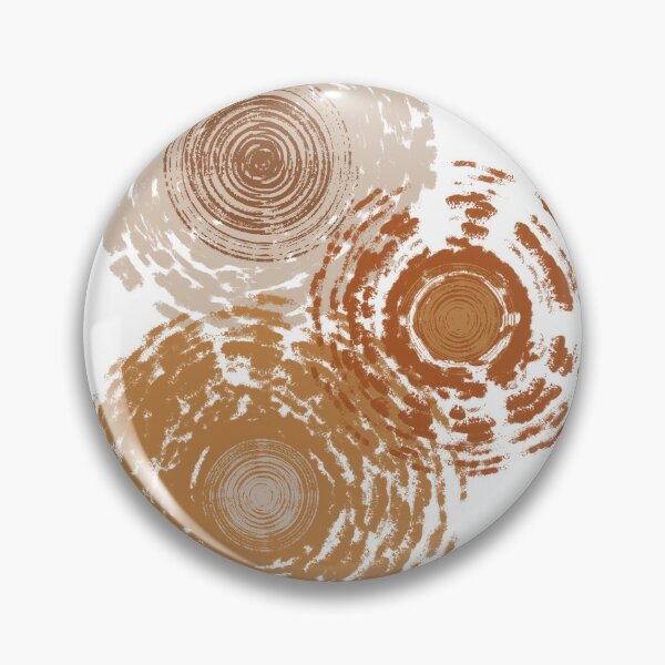 Item preview, Abstract Earthy Circles Minimalist Boho Textured Art designed and sold by ANCHOR88.