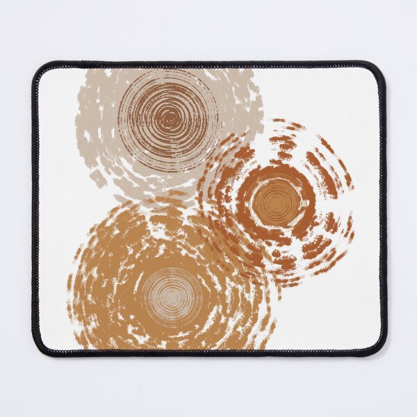 Item preview, Abstract Earthy Circles Minimalist Boho Textured Art designed and sold by ANCHOR88.