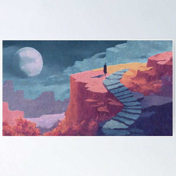Item preview, Color Whispers Nature A Journey Through Surreal Landscapes designed and sold by ART ATTACK ZONE.