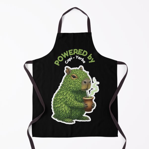 Item preview, Powered by Capi - Yerba / Funny Capybara Yerba Mate designed and sold by By Dana Studio.