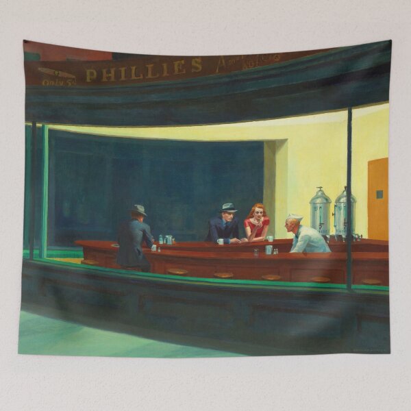 Item preview, Nighthawks (1942), American Realism Painting by Edward Hopper designed and sold by Gabriel S.