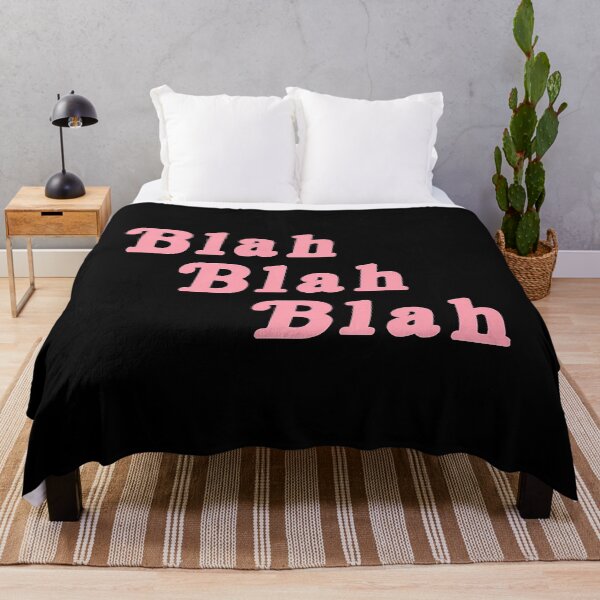 Item preview, Blah Blah Blah Pink Text designed and sold by liuiawgpn47.