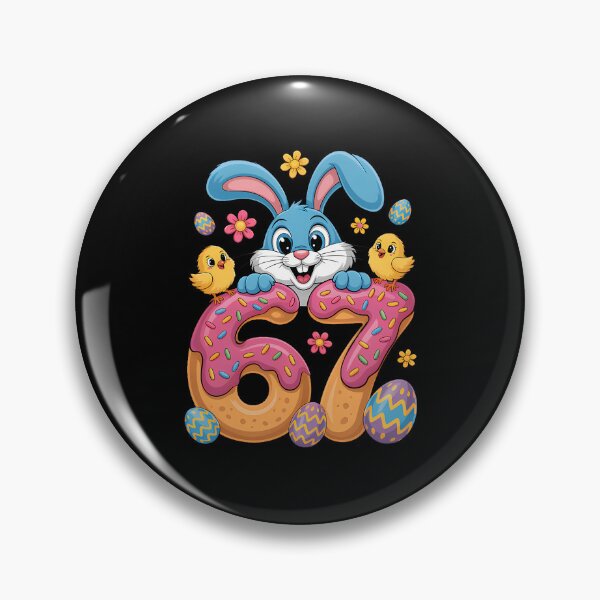 Item preview, 67 Funny Six Seven Gen Meme Cute Rabbit Bunny Easter Day designed and sold by Desdenhoshell.
