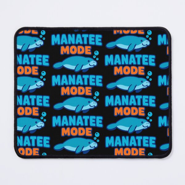 Item preview, Manatee Mode Cute Relaxed Sea Cow Chill Design designed and sold by TeeTimeTreasure.