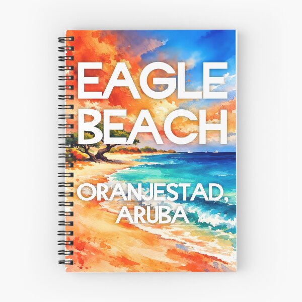 Item preview, Eagle Beach, Oranjestad, Aruba – Watercolor Beach Poster designed and sold by Sea Gem.