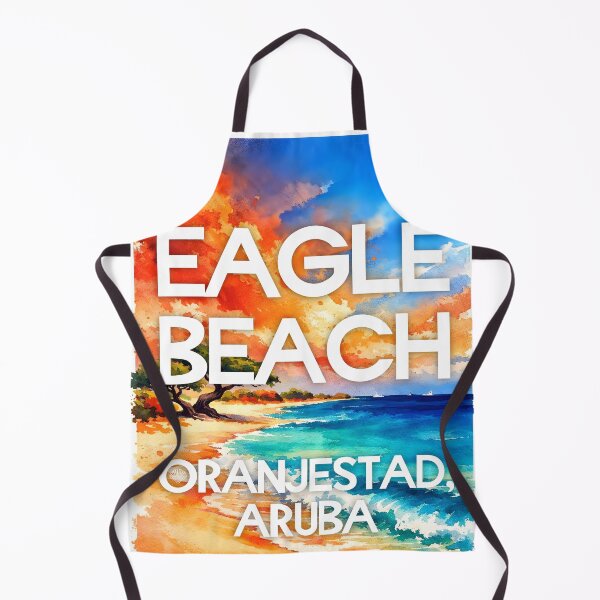 Item preview, Eagle Beach, Oranjestad, Aruba – Watercolor Beach Poster designed and sold by Sea Gem.