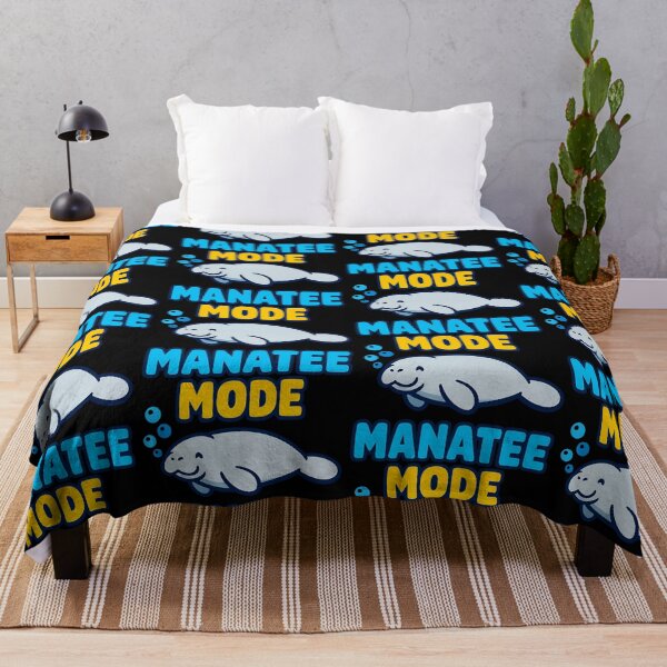 Item preview, Manatee Mode Cute Relaxed Sea Cow Chill Design designed and sold by TeeTimeTreasure.