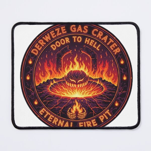 Item preview, Derweze Gas Crater (The Door to Hell), Turkmenistan designed and sold by likbatonboot.