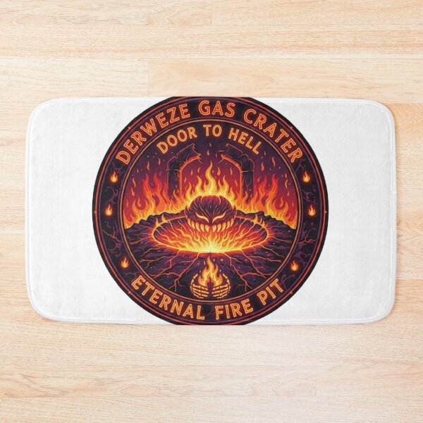 Item preview, Derweze Gas Crater (The Door to Hell), Turkmenistan designed and sold by likbatonboot.