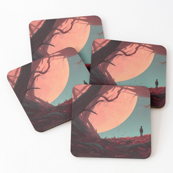 Item preview, Moon Whispers Nature A Journey Through Surreal Landscapes designed and sold by ART ATTACK ZONE.