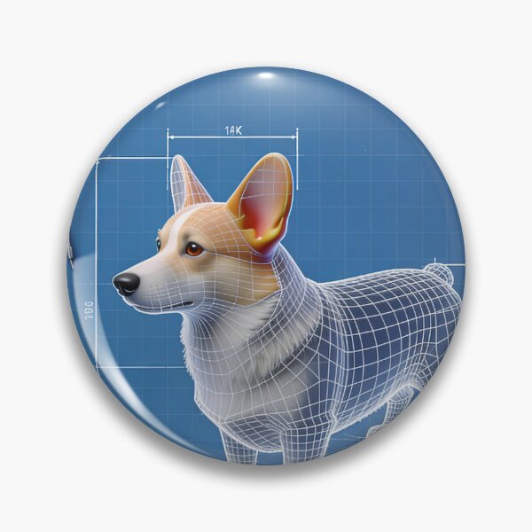 Item preview, CORGI PROTOCOL // PERSPECTIVE RENDER designed and sold by Ink & Iron Studio.