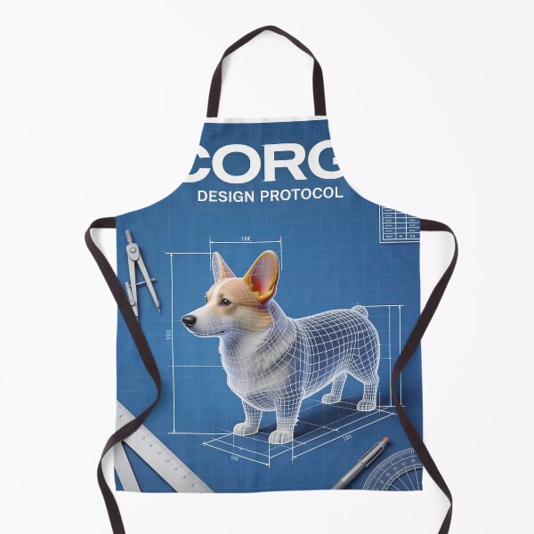 Item preview, CORGI PROTOCOL // PERSPECTIVE RENDER designed and sold by Ink & Iron Studio.