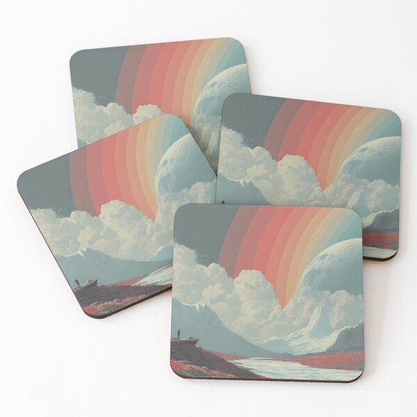 Item preview, Rainbow Whispers Nature A Journey Through Surreal Landscapes designed and sold by ART ATTACK ZONE.