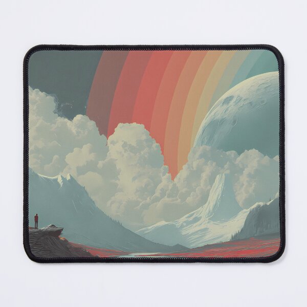 Item preview, Rainbow Whispers Nature A Journey Through Surreal Landscapes designed and sold by ART ATTACK ZONE.