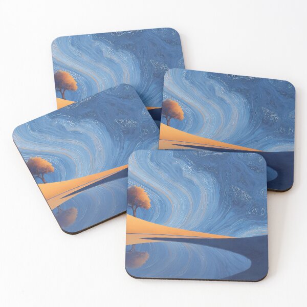 Item preview, Blue Whispers Nature A Journey Through Surreal Landscapes designed and sold by ART ATTACK ZONE.