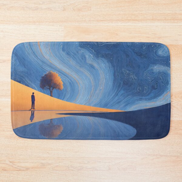 Item preview, Blue Whispers Nature A Journey Through Surreal Landscapes designed and sold by ART ATTACK ZONE.