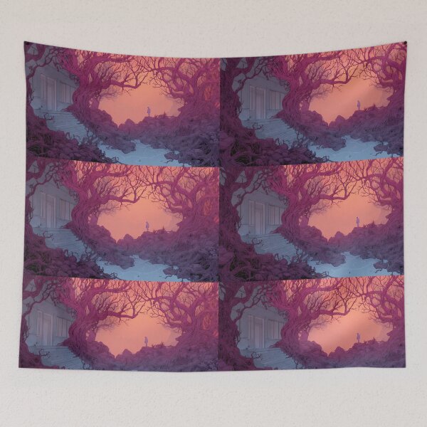 Item preview, Trees Whispers Nature A Journey Through Surreal Landscapes designed and sold by ART ATTACK ZONE.